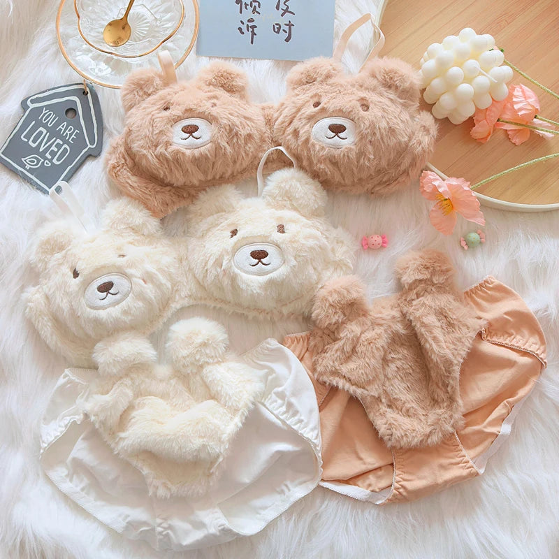 DRESS like US™ CozyBear Plush Lingerie Set
