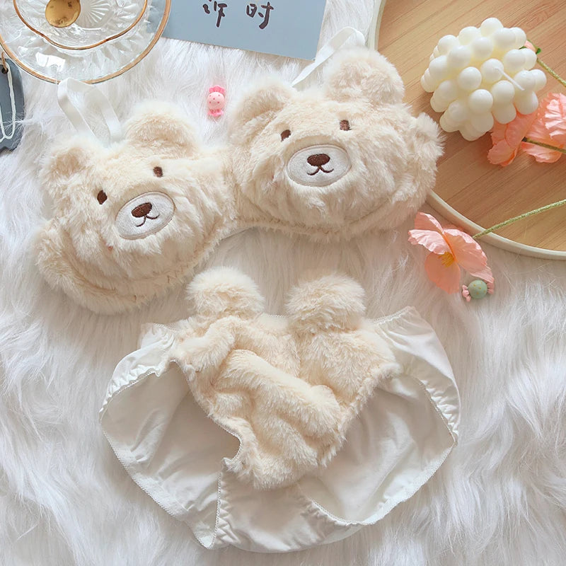DRESS like US™ CozyBear Plush Lingerie Set