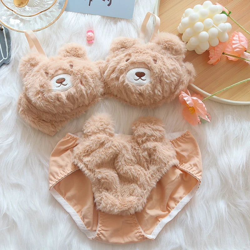 DRESS like US™ CozyBear Plush Lingerie Set