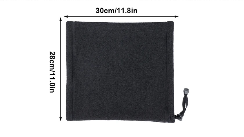 DRESS like US™ PolarGuard Neck Gaiter – Thermal Fleece Face Mask & Winter Bandana (Unisex)