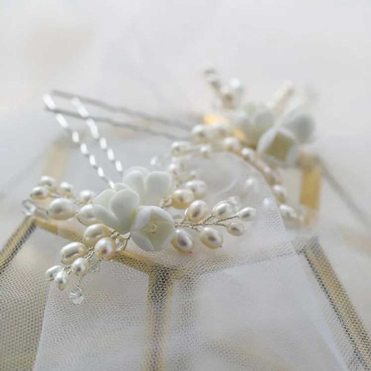 DRESS like US™ Freshwater Pearl Bridal Hair Pins