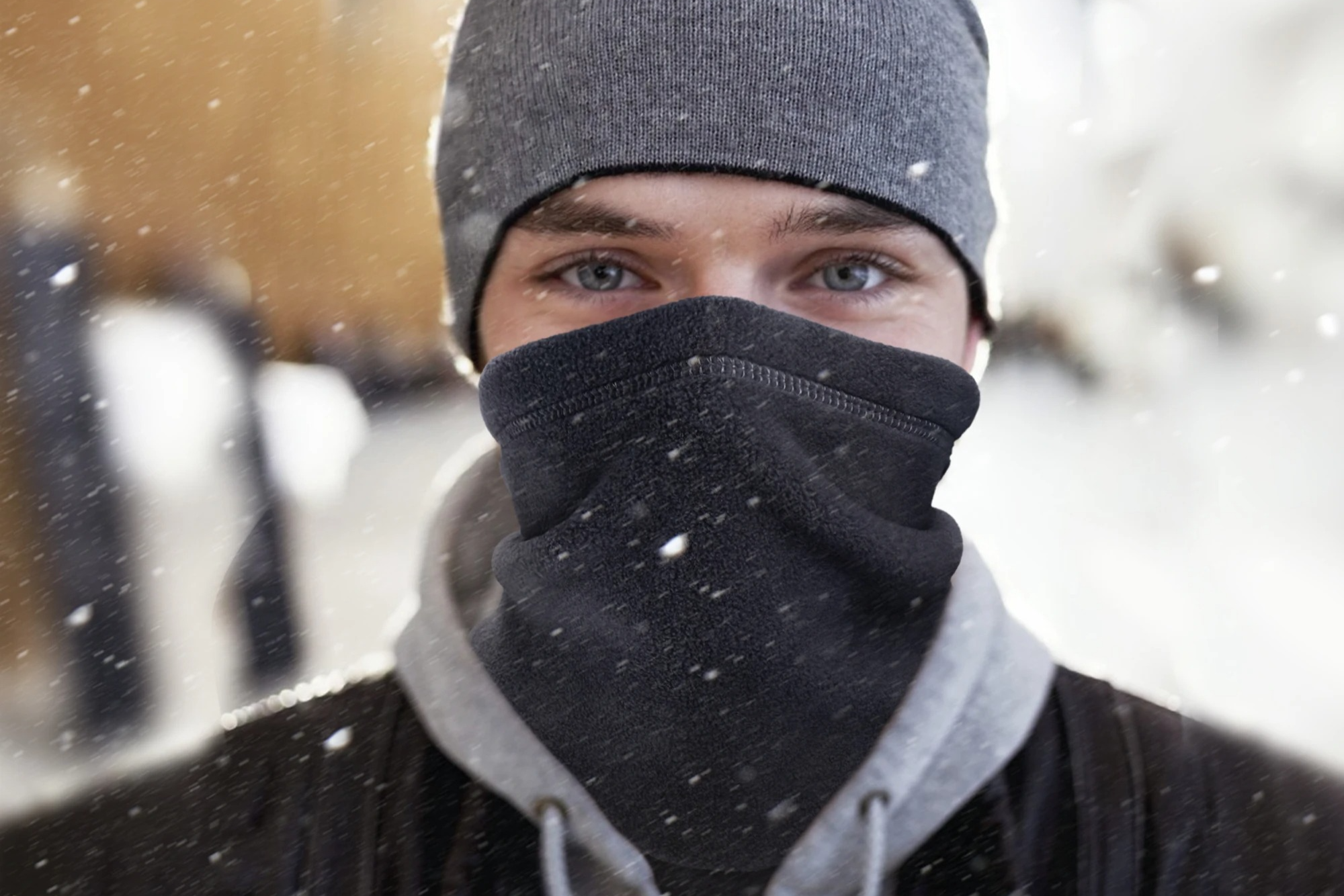 DRESS like US™ PolarGuard Neck Gaiter – Thermal Fleece Face Mask & Winter Bandana (Unisex)