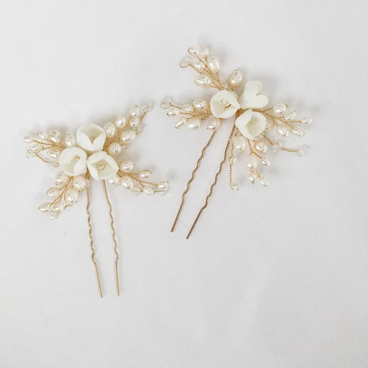 DRESS like US™ Freshwater Pearl Bridal Hair Pins