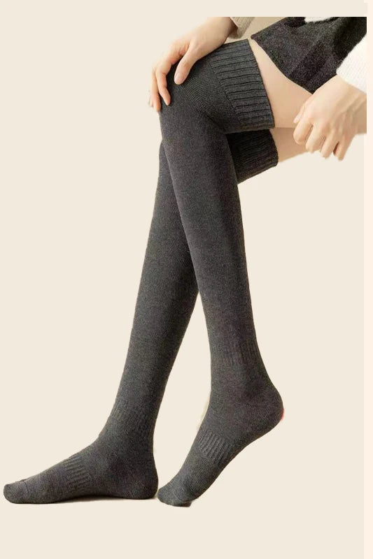 DRESS like US™ SnowKiss Overknee Stockings – Thick Winter Slim Fit Long Socks
