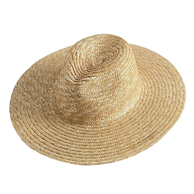 DRESS like US™ Brim Straw Fedora Hat