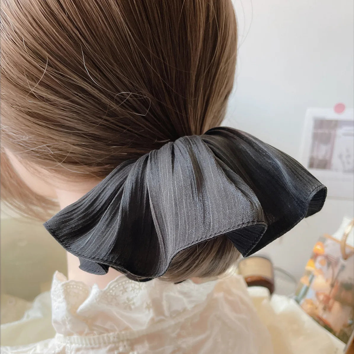 DRESS like US™ Chiffon Flower Scrunchie