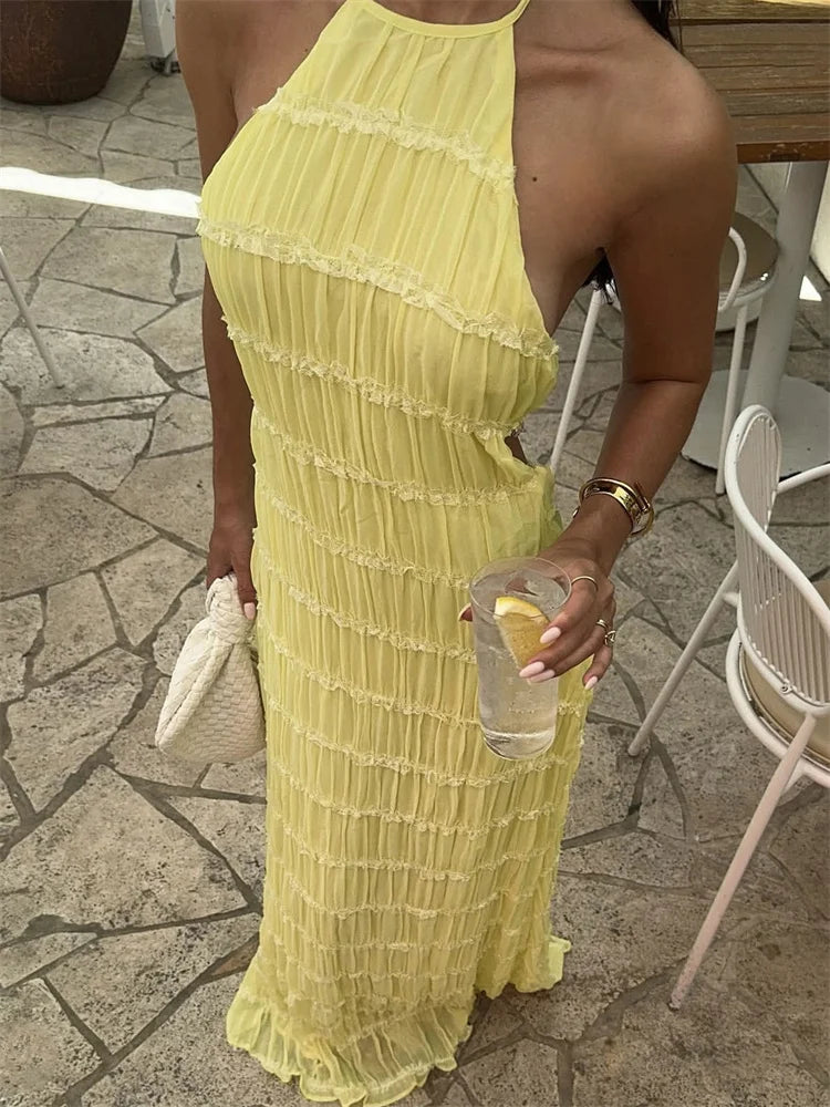 DRESS like US™ Mishmash Backless Maxi