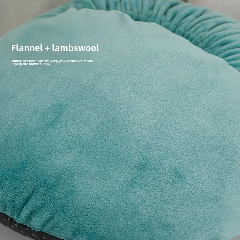 DRESS like US™ Warm Cloud Foot Warmer Pillow – Plush Heating Mat