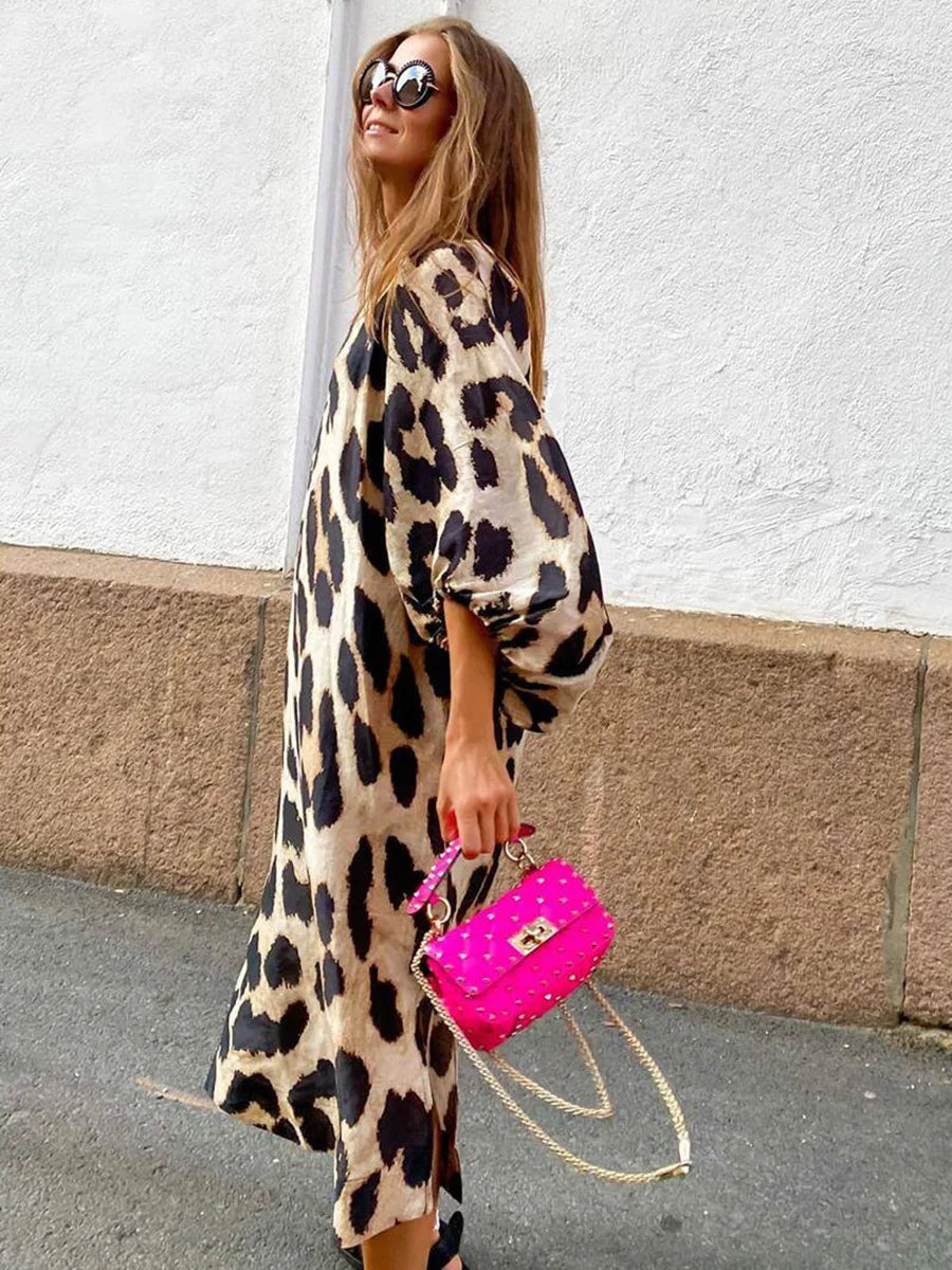 DRESS like US™ Bold Leopard Maxi