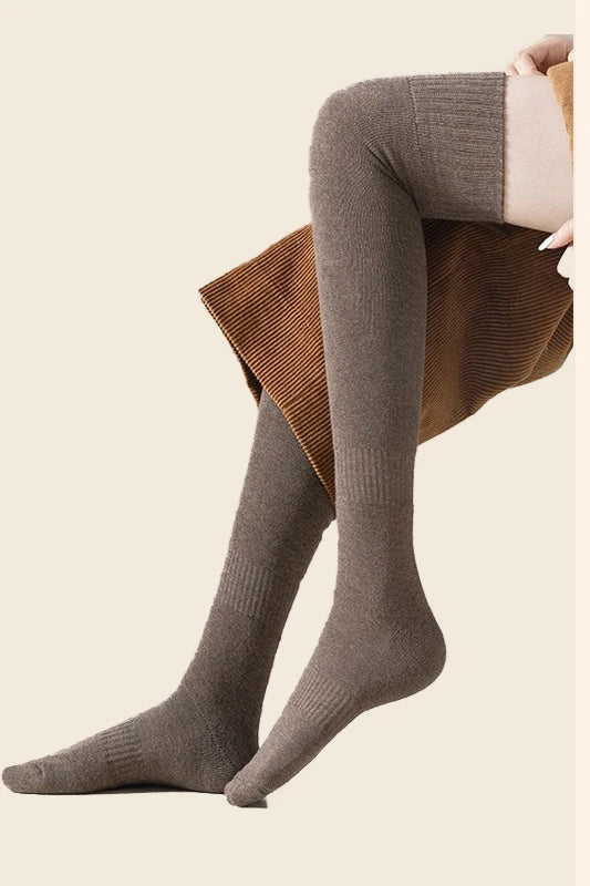 DRESS like US™ SnowKiss Overknee Stockings – Thick Winter Slim Fit Long Socks