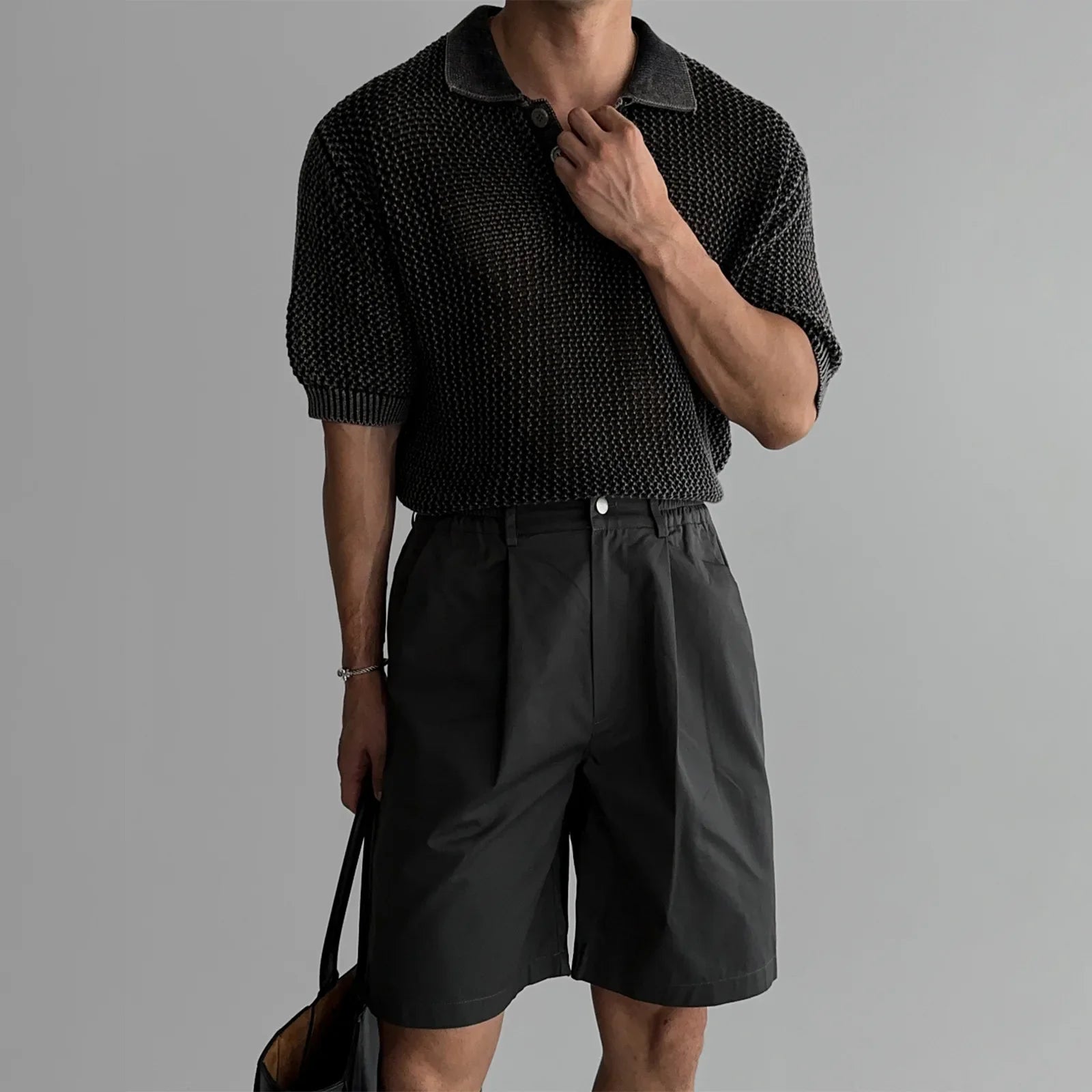 DRESS like US™ Retro Knit Polo Tee