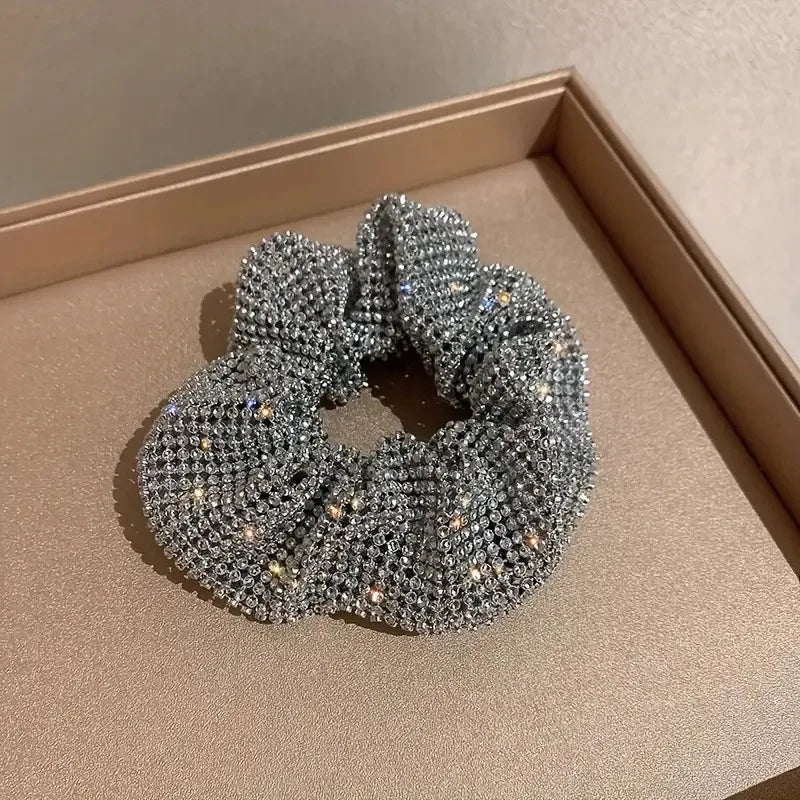 DRESS like US™ SparkleTwist Rhinestone Ponytail Scrunchie