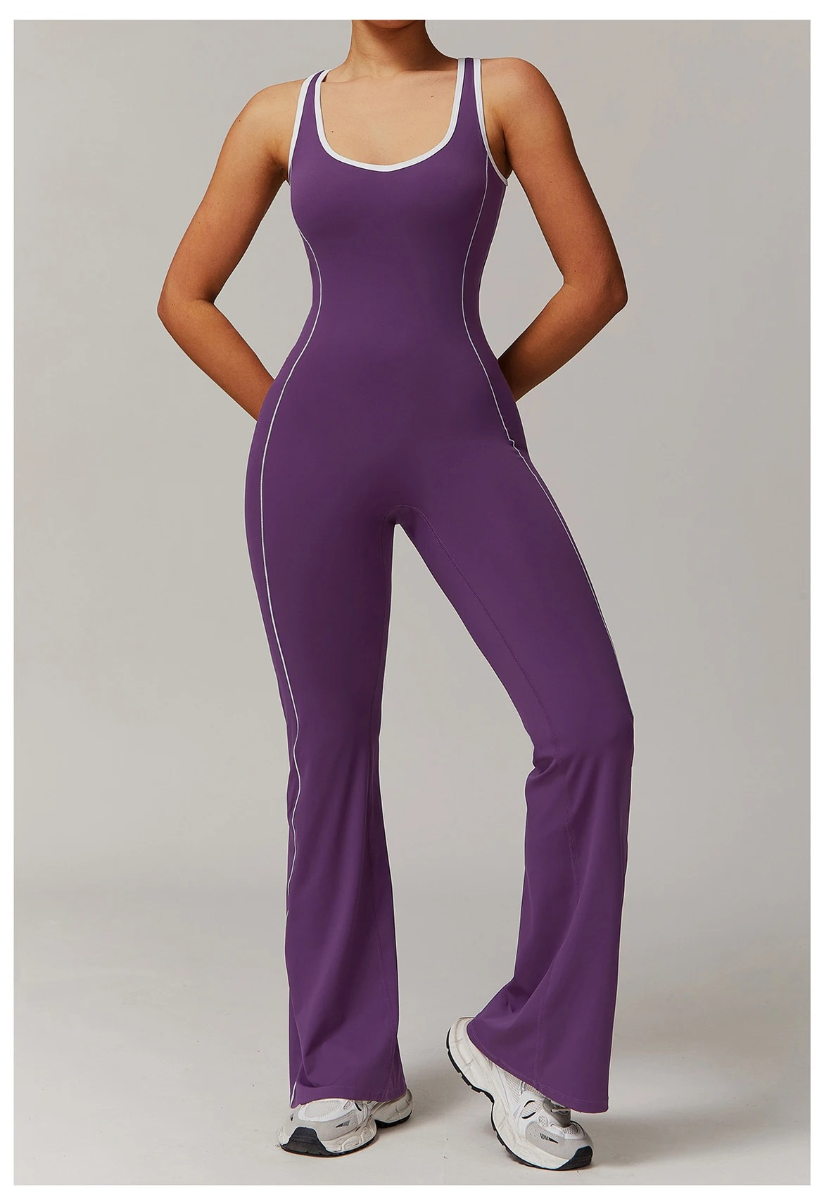DRESS like US™ Sleeveless Open-Back Sports Jumpsuit