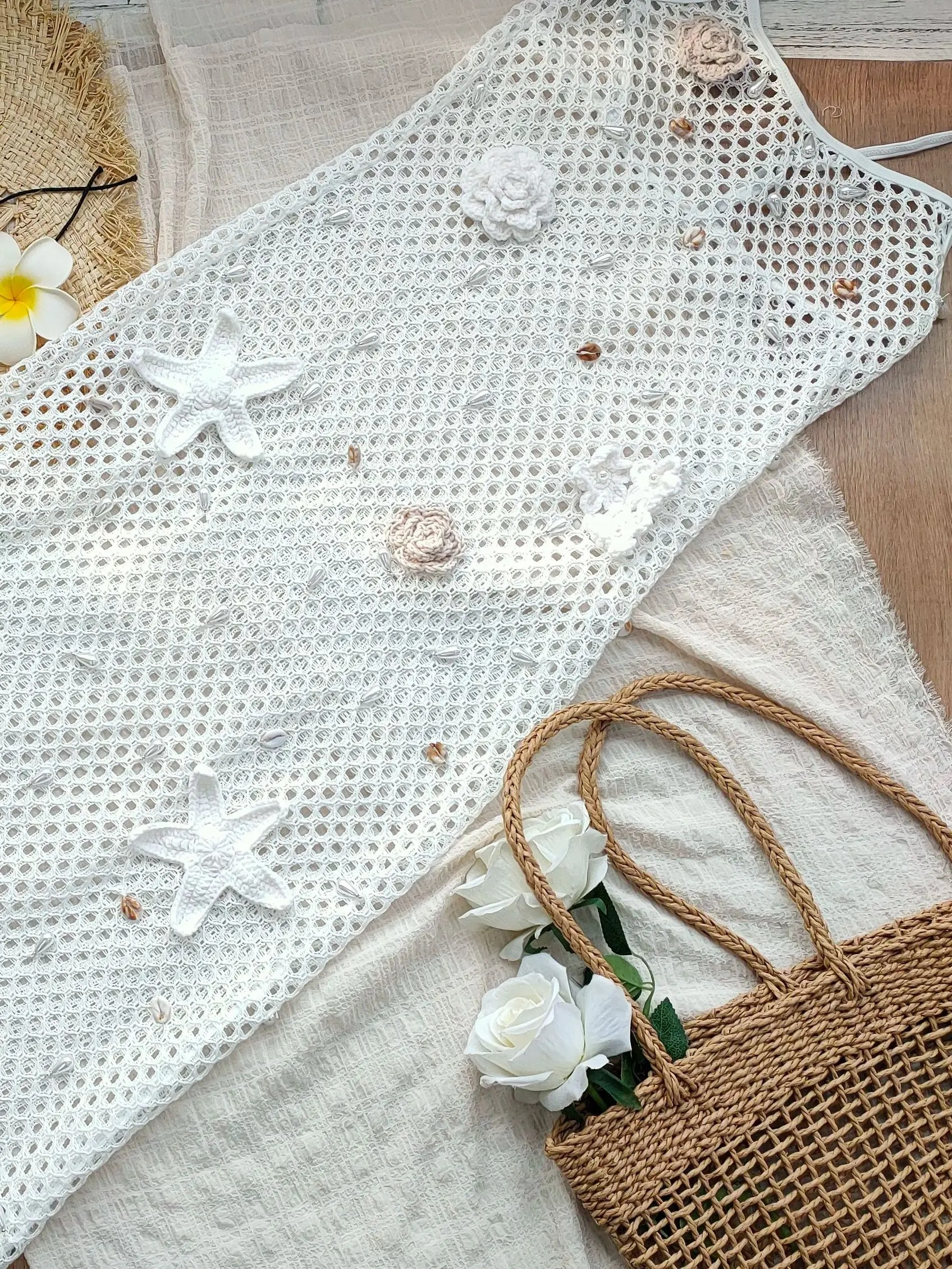 DRESS like US™ PearlBloom 3D Knit Floral Dress