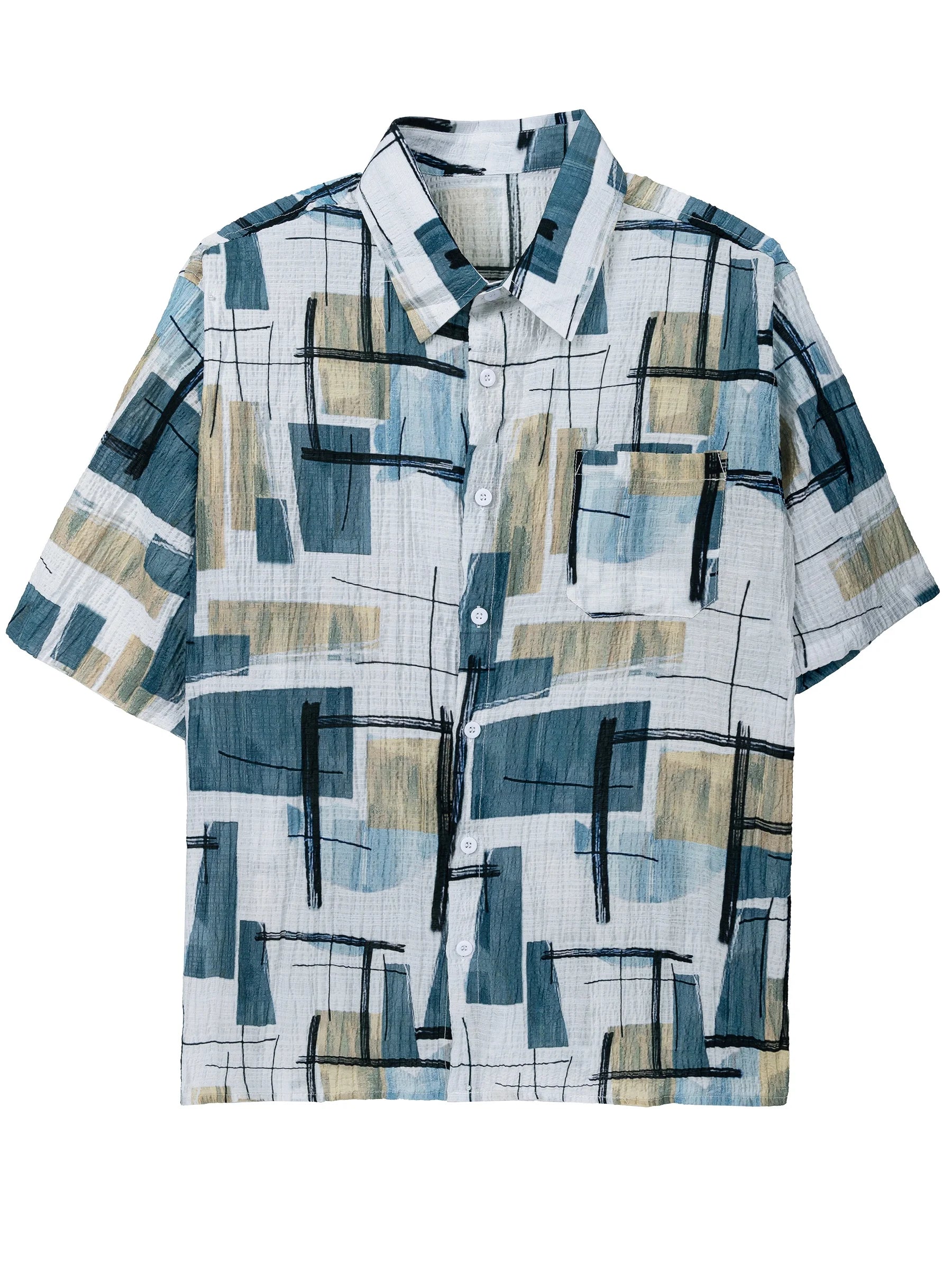 DRESS like US™ CoastPrint Button Shirt