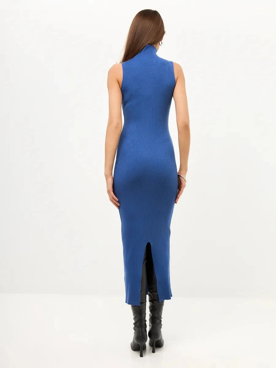 DRESS like US™ High street Minimalist Turtleneck Bodycon