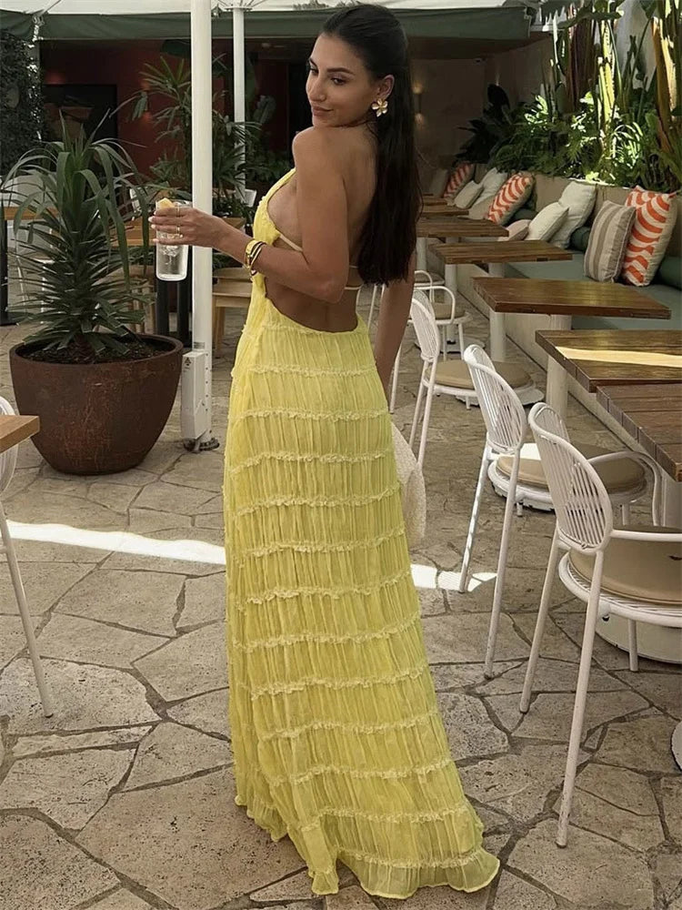 DRESS like US™ Mishmash Backless Maxi