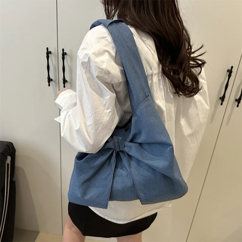 Dress like US™ Bow Denim Tote