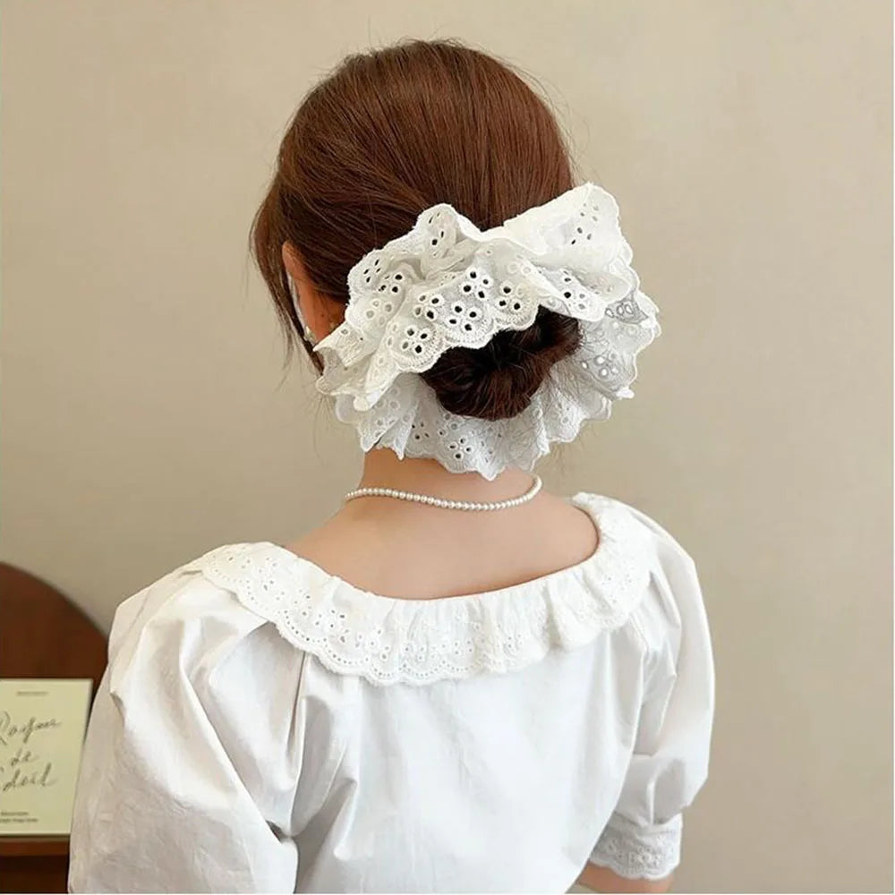 DRESS like US™ LaceBloom Oversized Scrunchie