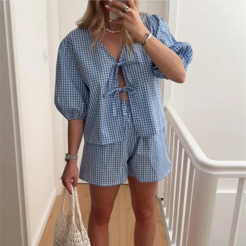 DRESS like US™ Plaid Breeze Set