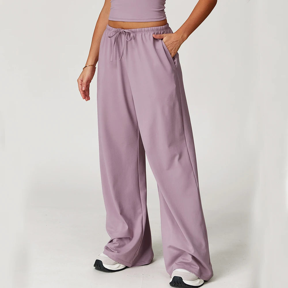 DRESS like US™ High-Waist Flared Yoga Pants with Pockets