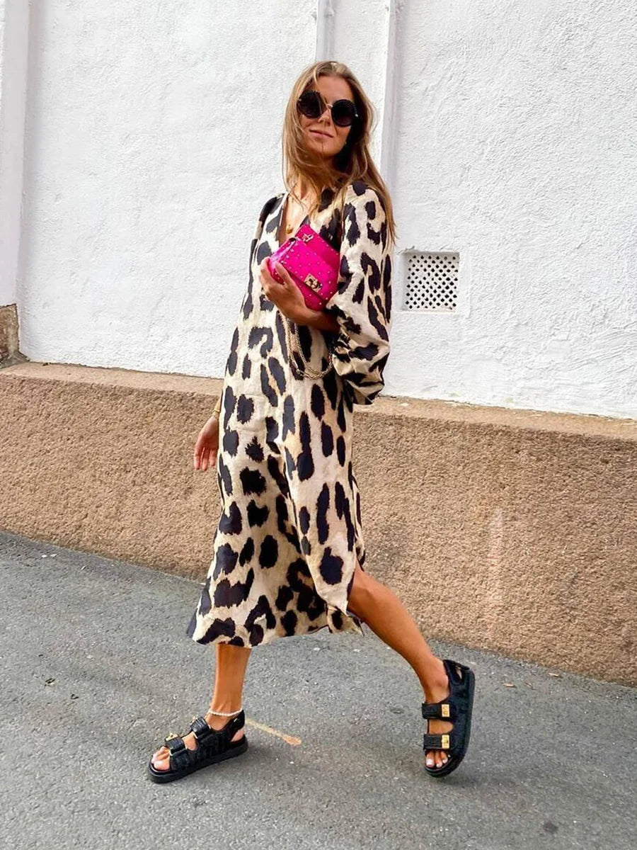 DRESS like US™ Bold Leopard Maxi