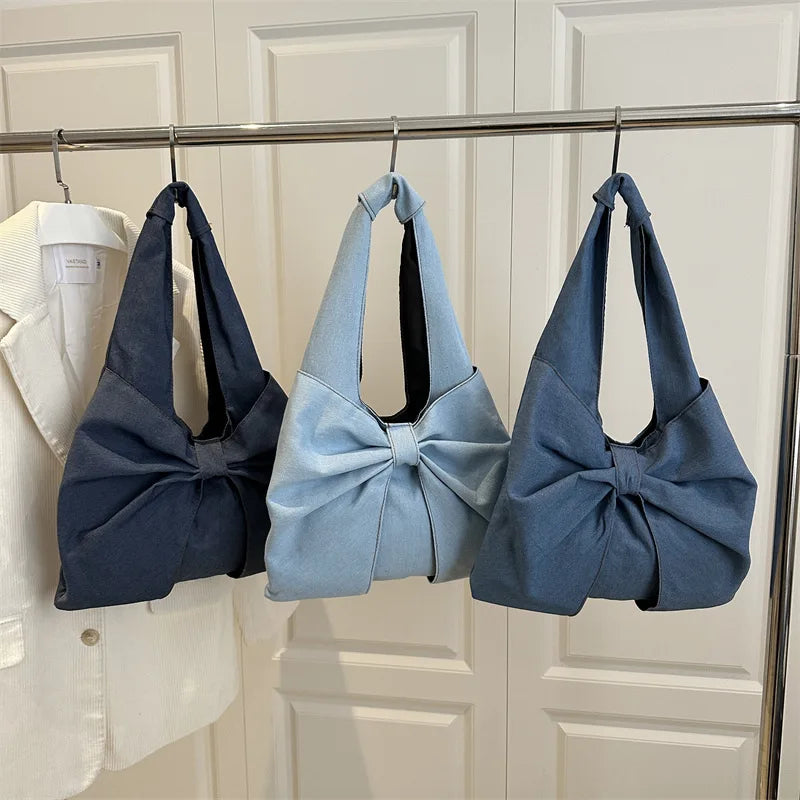 Dress like US™ Bow Denim Tote