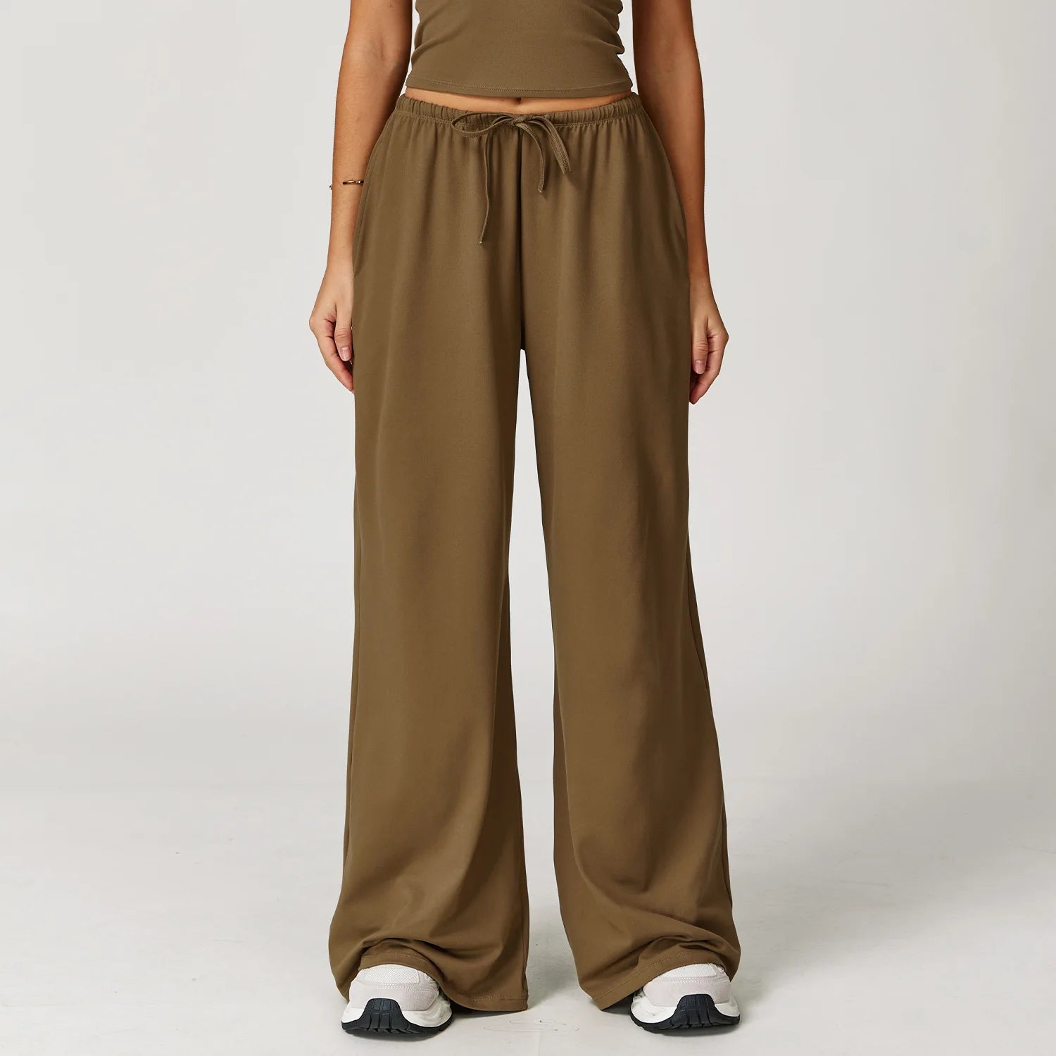 DRESS like US™ High-Waist Flared Yoga Pants with Pockets