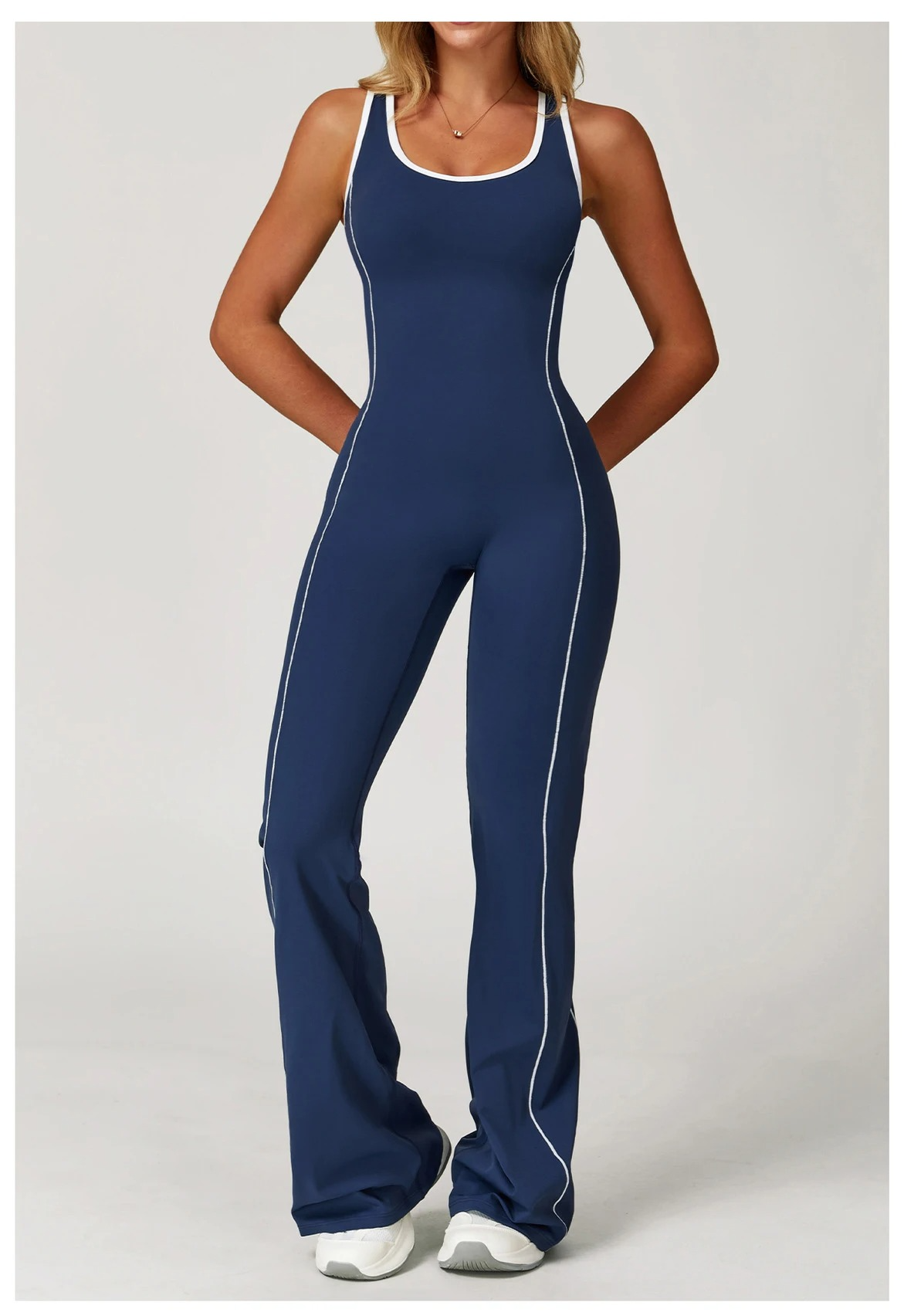 DRESS like US™ Sleeveless Open-Back Sports Jumpsuit