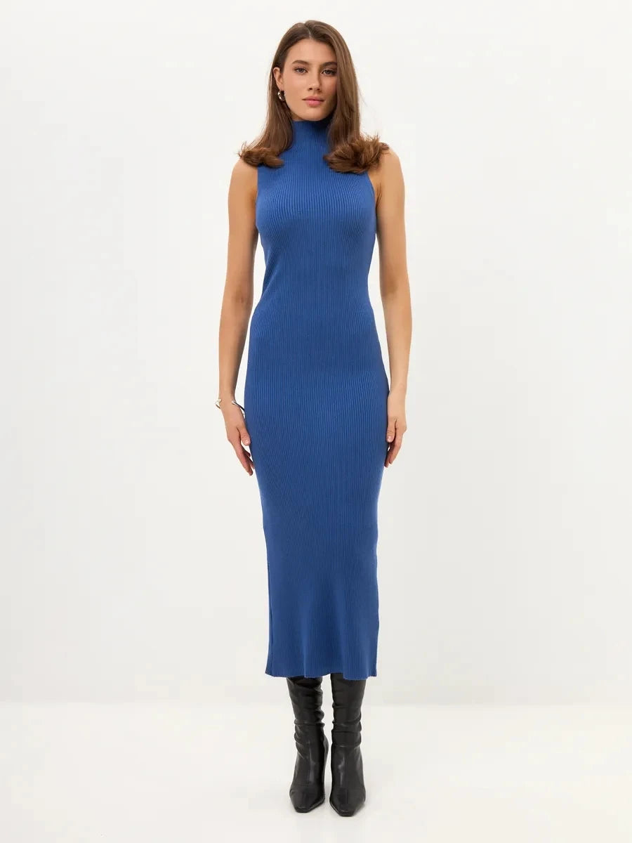 DRESS like US™ High street Minimalist Turtleneck Bodycon
