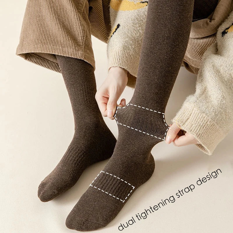 DRESS like US™ SnowKiss Overknee Stockings – Thick Winter Slim Fit Long Socks