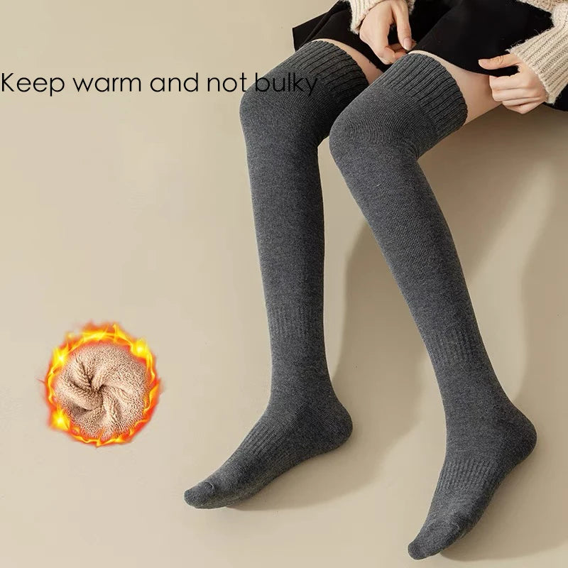 DRESS like US™ SnowKiss Overknee Stockings – Thick Winter Slim Fit Long Socks