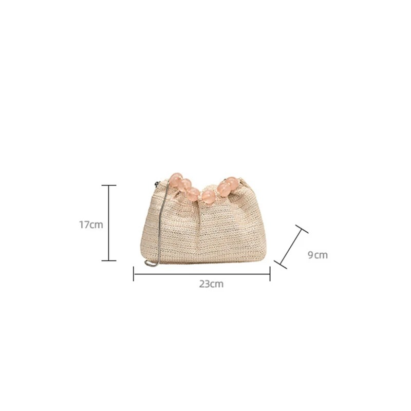 DRESS like US™ Rhea Straw Clutch – Mini Woven Crossbody Bag