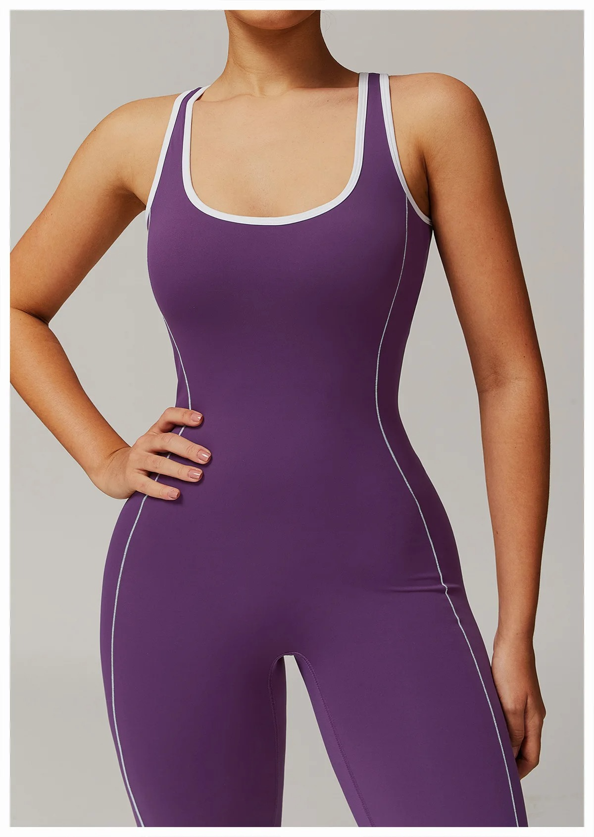 DRESS like US™ Sleeveless Open-Back Sports Jumpsuit