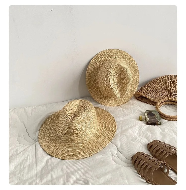 DRESS like US™ Brim Straw Fedora Hat
