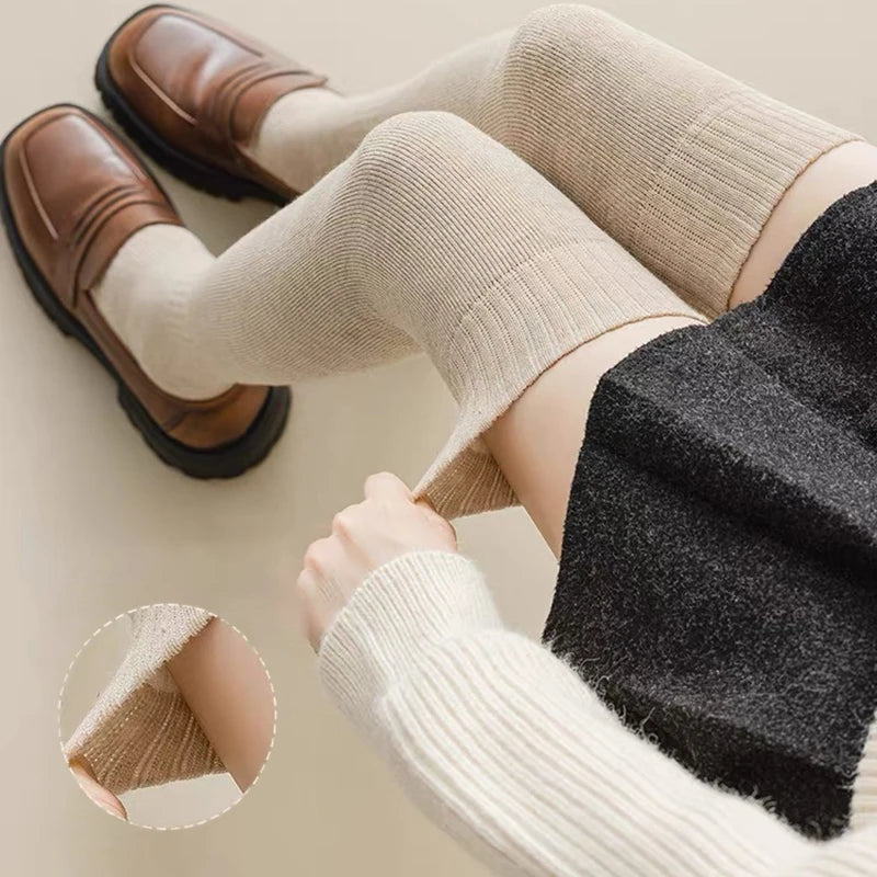DRESS like US™ SnowKiss Overknee Stockings – Thick Winter Slim Fit Long Socks