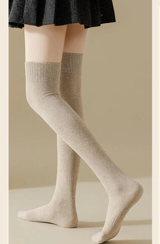 DRESS like US™ SnowKiss Overknee Stockings – Thick Winter Slim Fit Long Socks