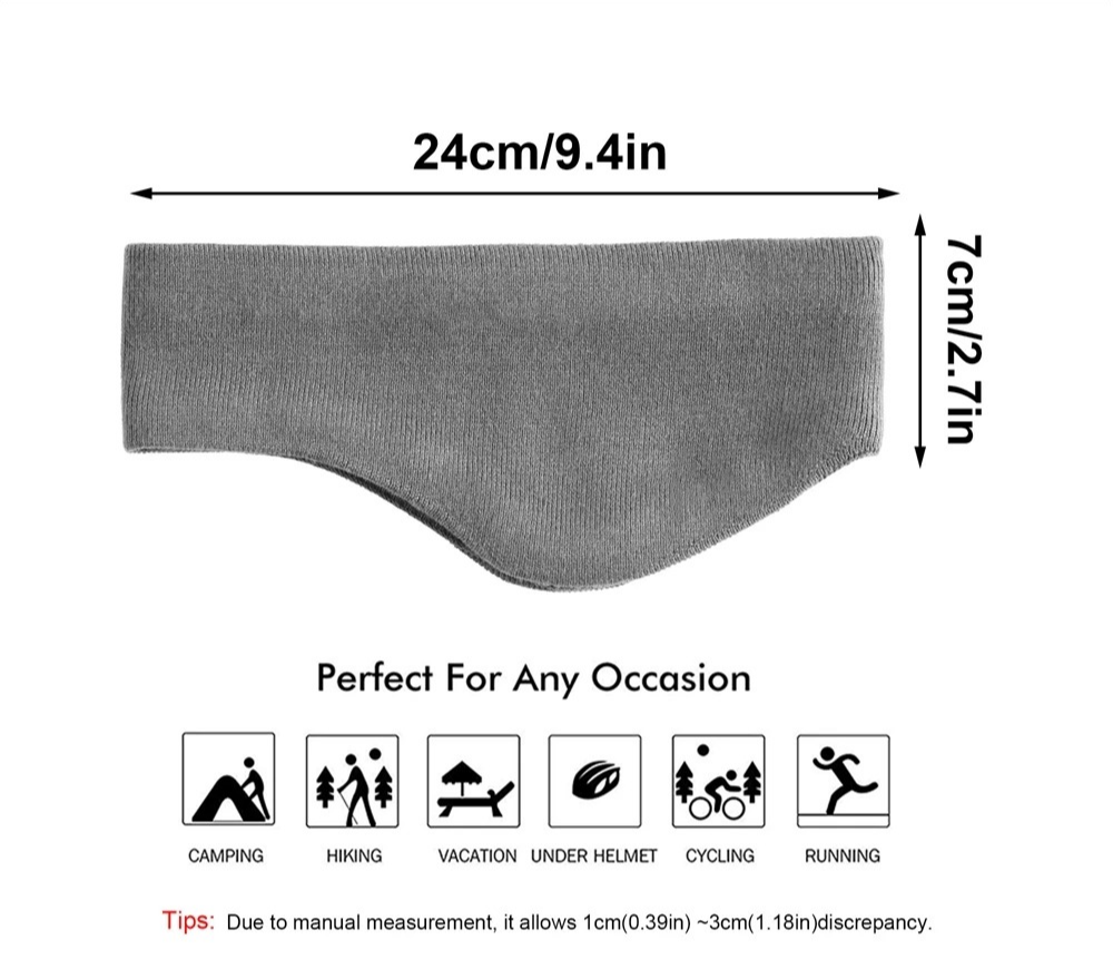 DRESS like US™ FrostGuard Pro Headband – Double-Layer Thermal Windproof Ear Warmer