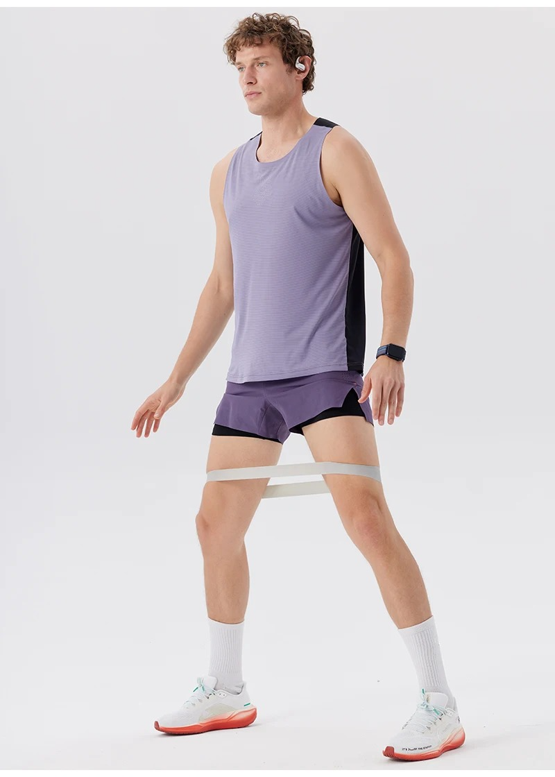 DRESS like US™ AeroCore Vest Set – Men’s Quick-Dry Running Tracksuit with Shorts