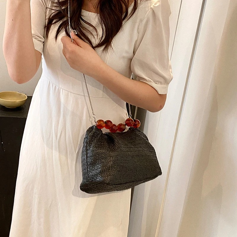 DRESS like US™ Rhea Straw Clutch – Mini Woven Crossbody Bag