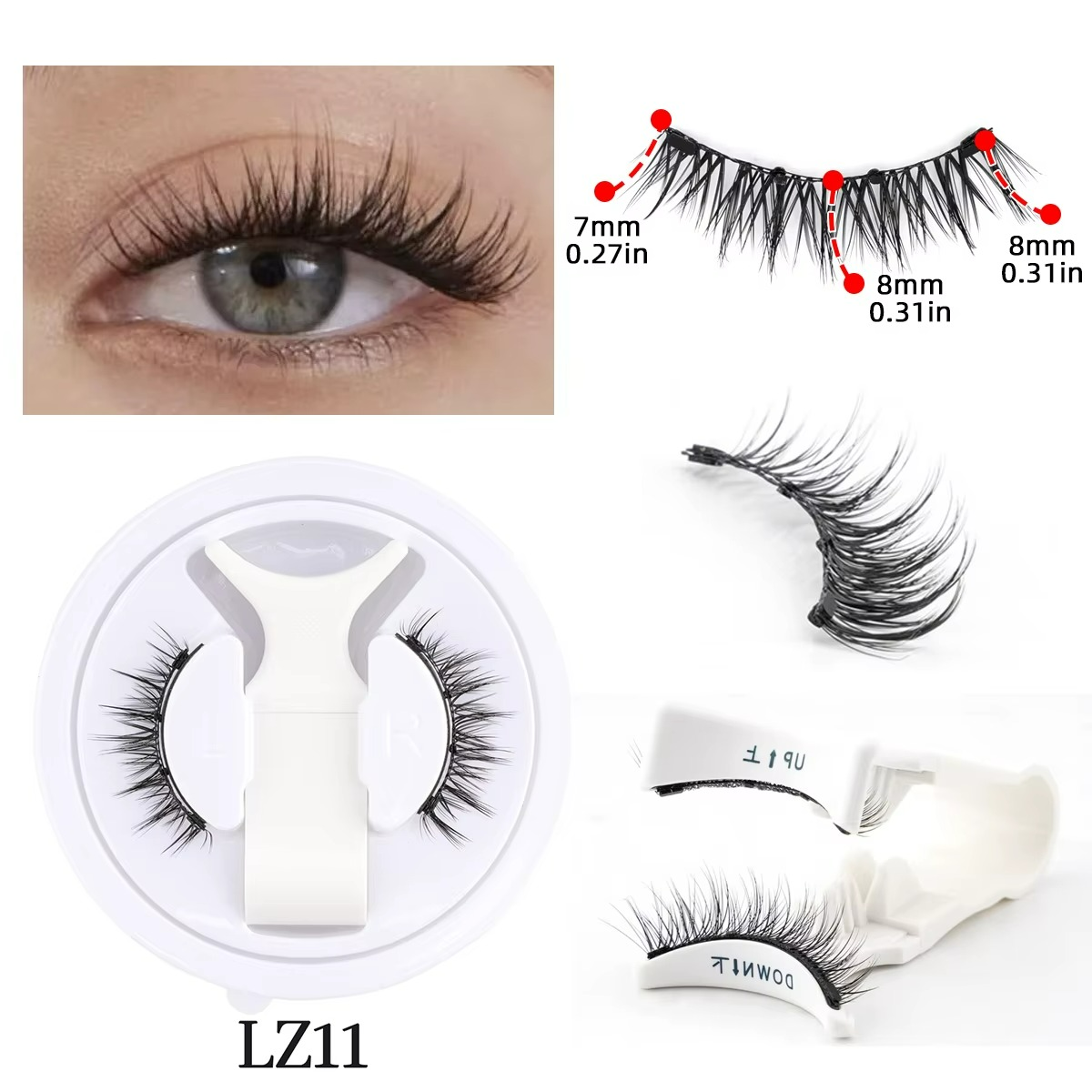DRESS like US™ LuxeMag Magnetic Eyelash Set