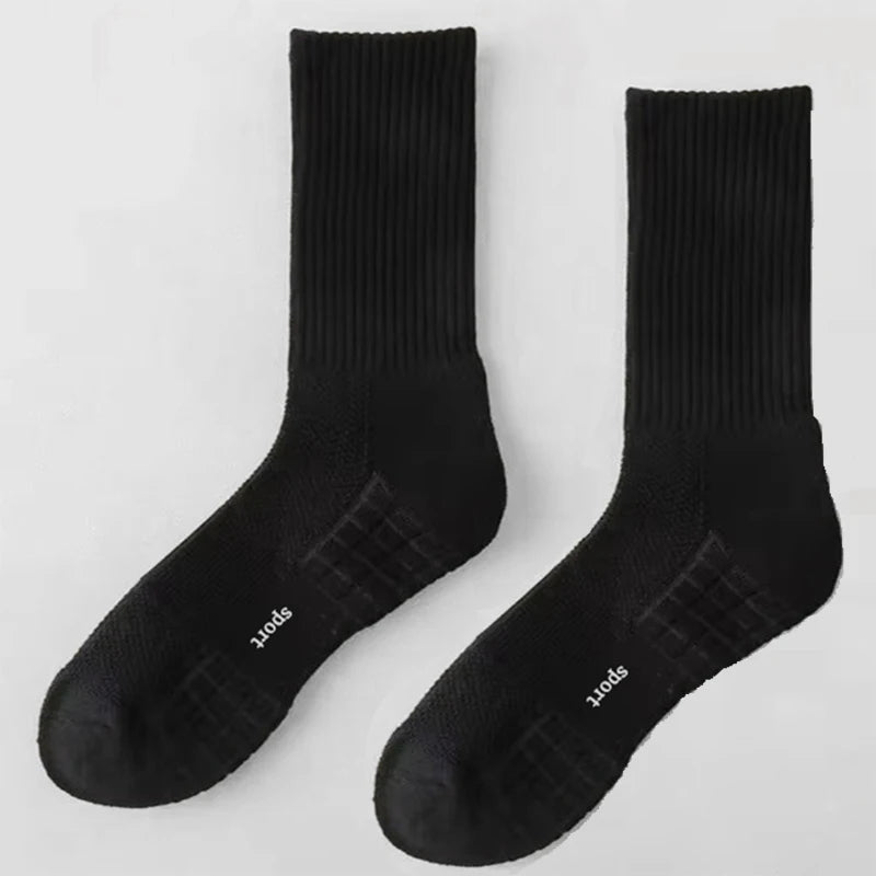 DRESS like US™ ProCushion Sports Socks – Thick-Bottom Sweat-Wicking Socks for Running & Training