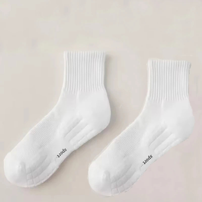 DRESS like US™ ProCushion Sports Socks – Thick-Bottom Sweat-Wicking Socks for Running & Training