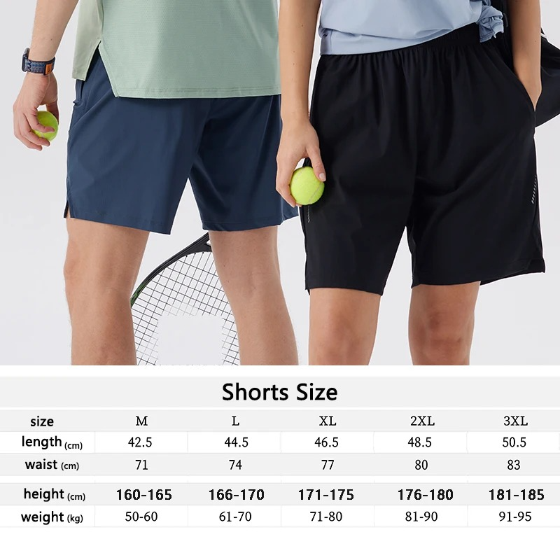 DRESS like US™ SprintElite Running Shorts – Men’s Quick-Dry Gym & Tennis Half Pants