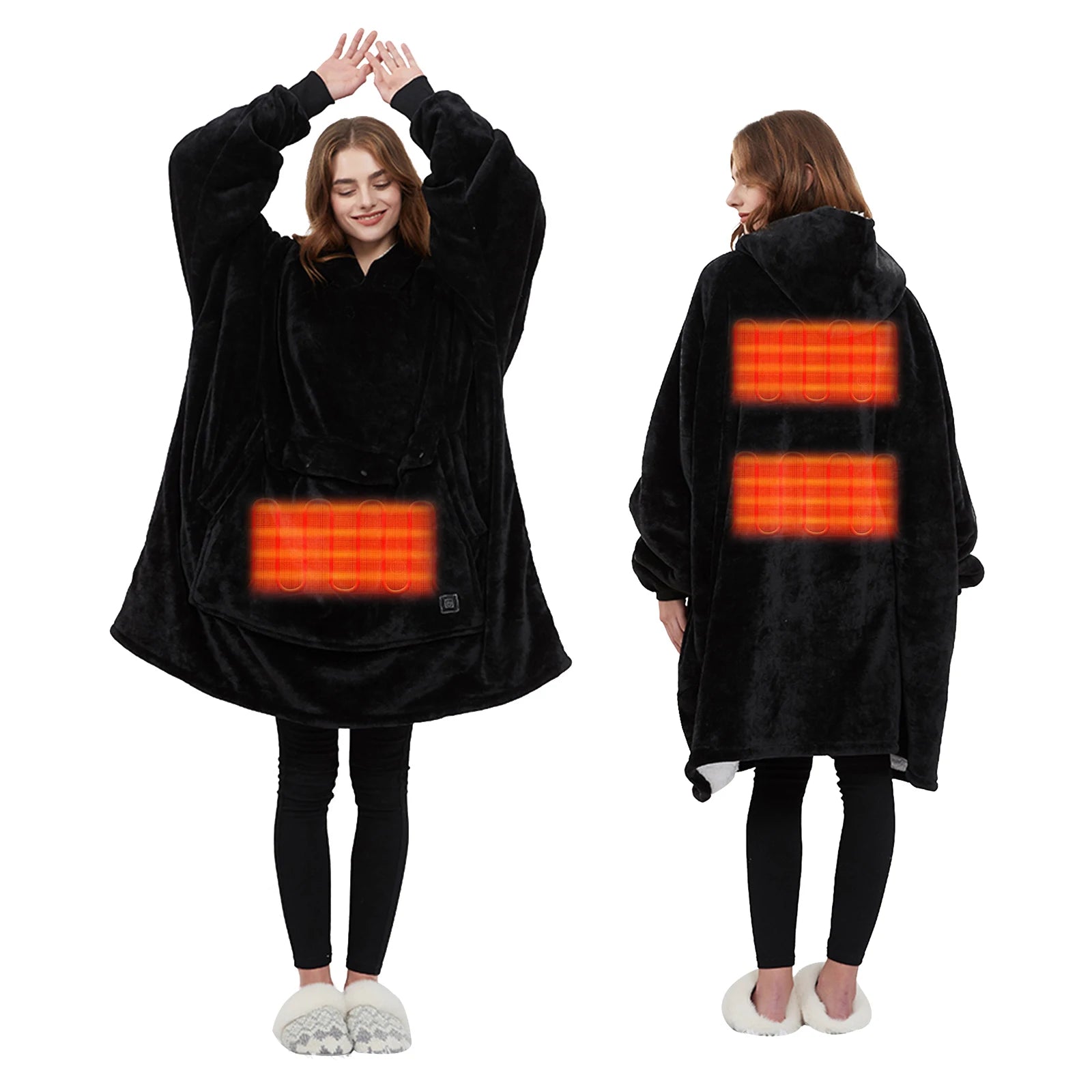 DRESS like US™ HeatLuxe Sherpa Blanket Hoodie
