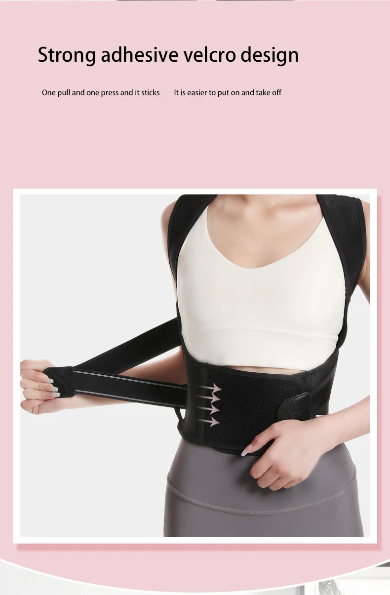 DRESS like US™ AlignEase Posture Corrector – Adjustable Back & Shoulder Brace for Hunchback Prevention