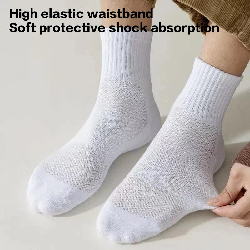 DRESS like US™ ProCushion Sports Socks – Thick-Bottom Sweat-Wicking Socks for Running & Training
