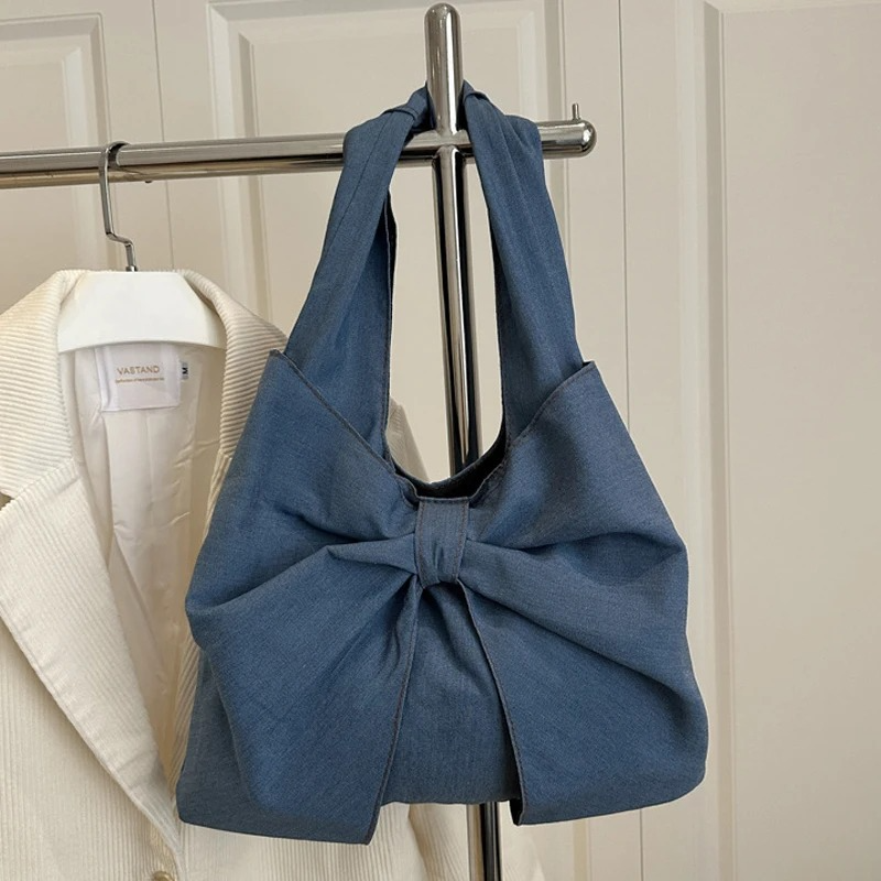 Dress like US™ Bow Denim Tote