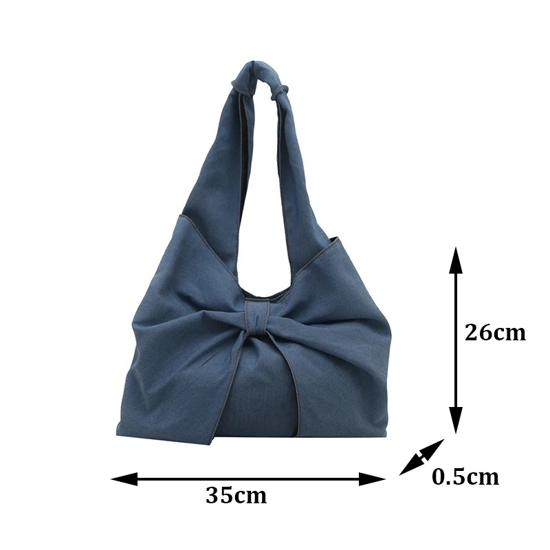 Dress like US™ Bow Denim Tote