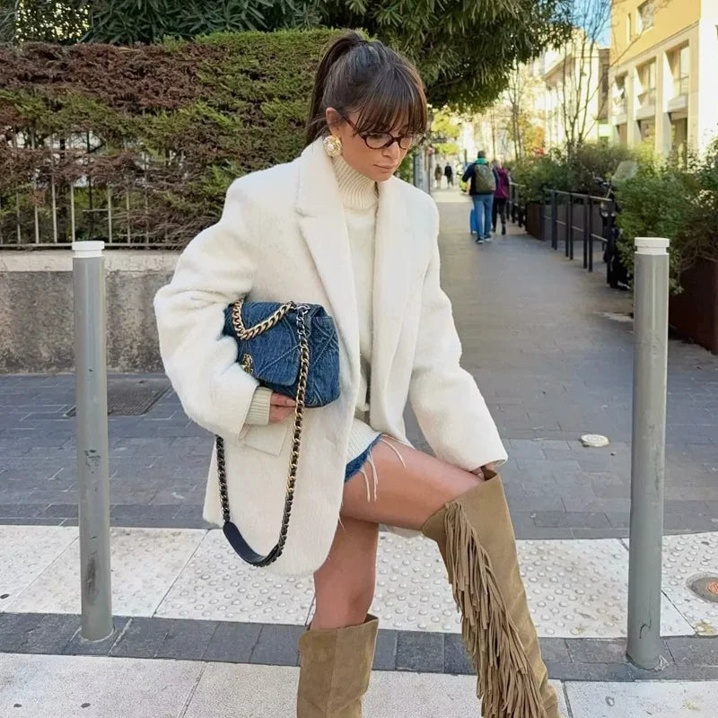 DRESS like US™ Classic Longline Button-Up Blazer